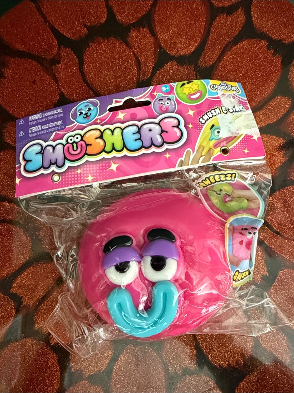 Smushers Pink & Blue Smushers Squeezy Face Toy
